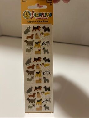 Vintage Sandylion sticker pack-fuzzy dogs
